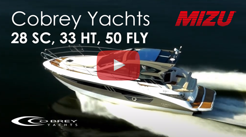 Cobrey Yachts 28 SC, 33 HT, 50 FLY